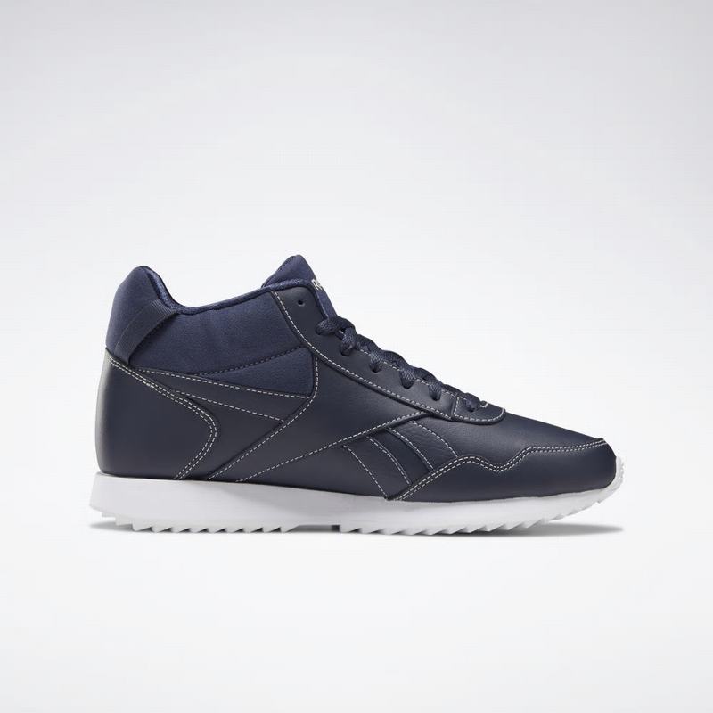 Tenisi Reebok Royal Glide Mid Dama Bleumarin/Albi Romania KJ9662DO